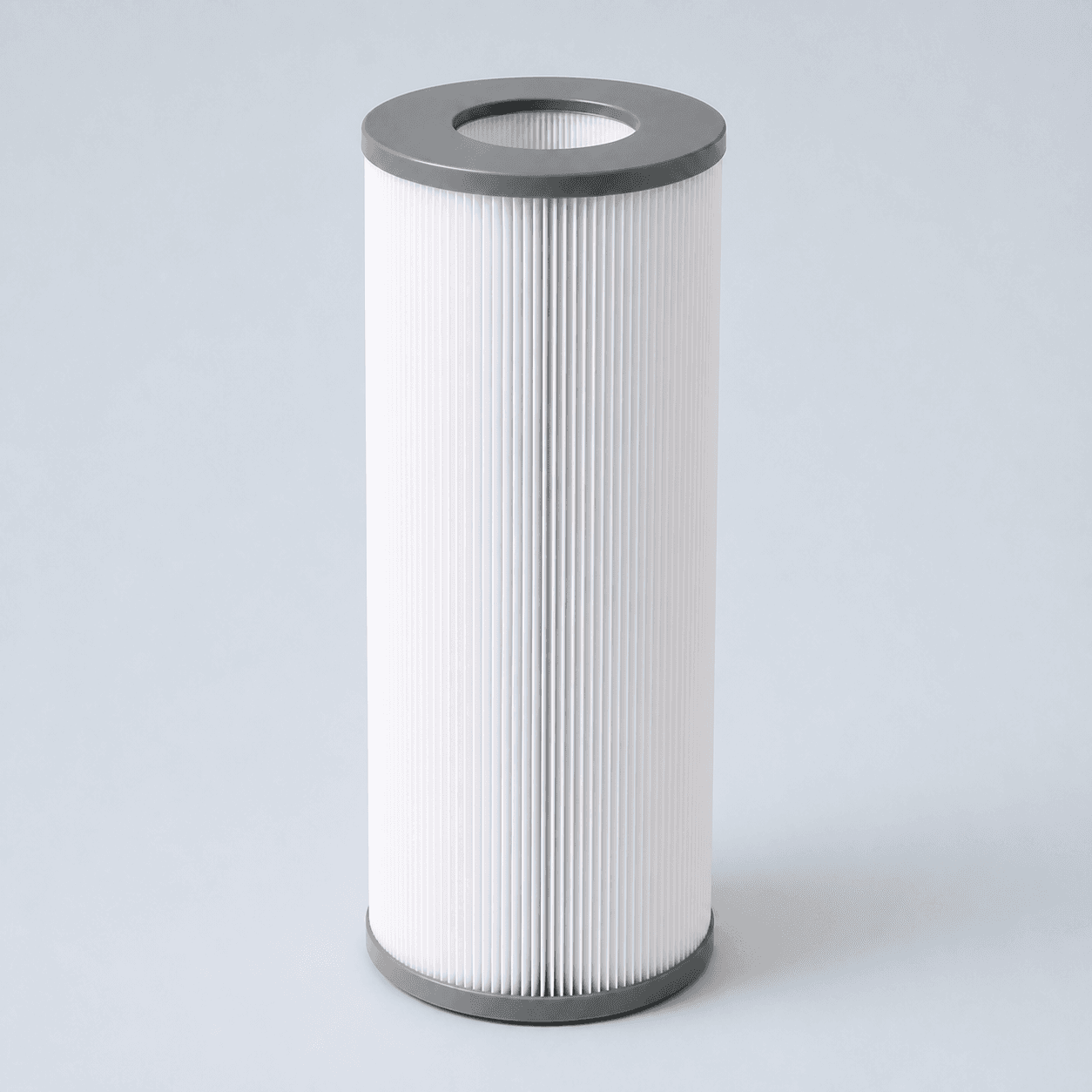 Unbranded illustration of a gray-capped CX275XRE pool filter cartridge