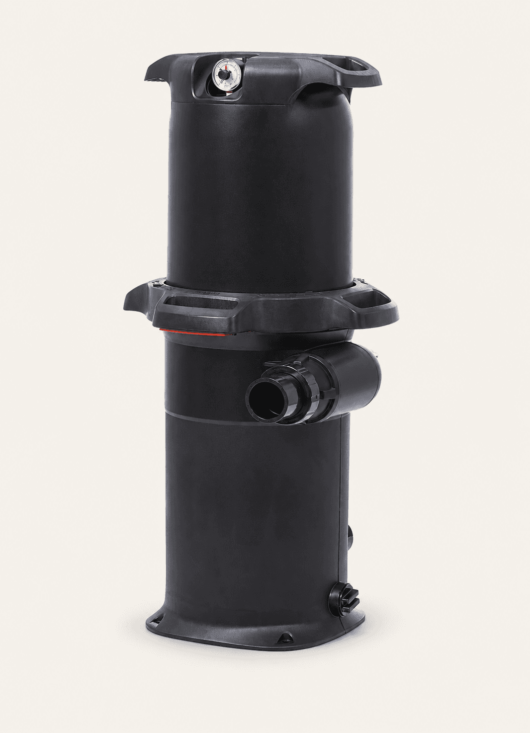Unbranded illustration of Hayward SwimClear C200S pool filter housing