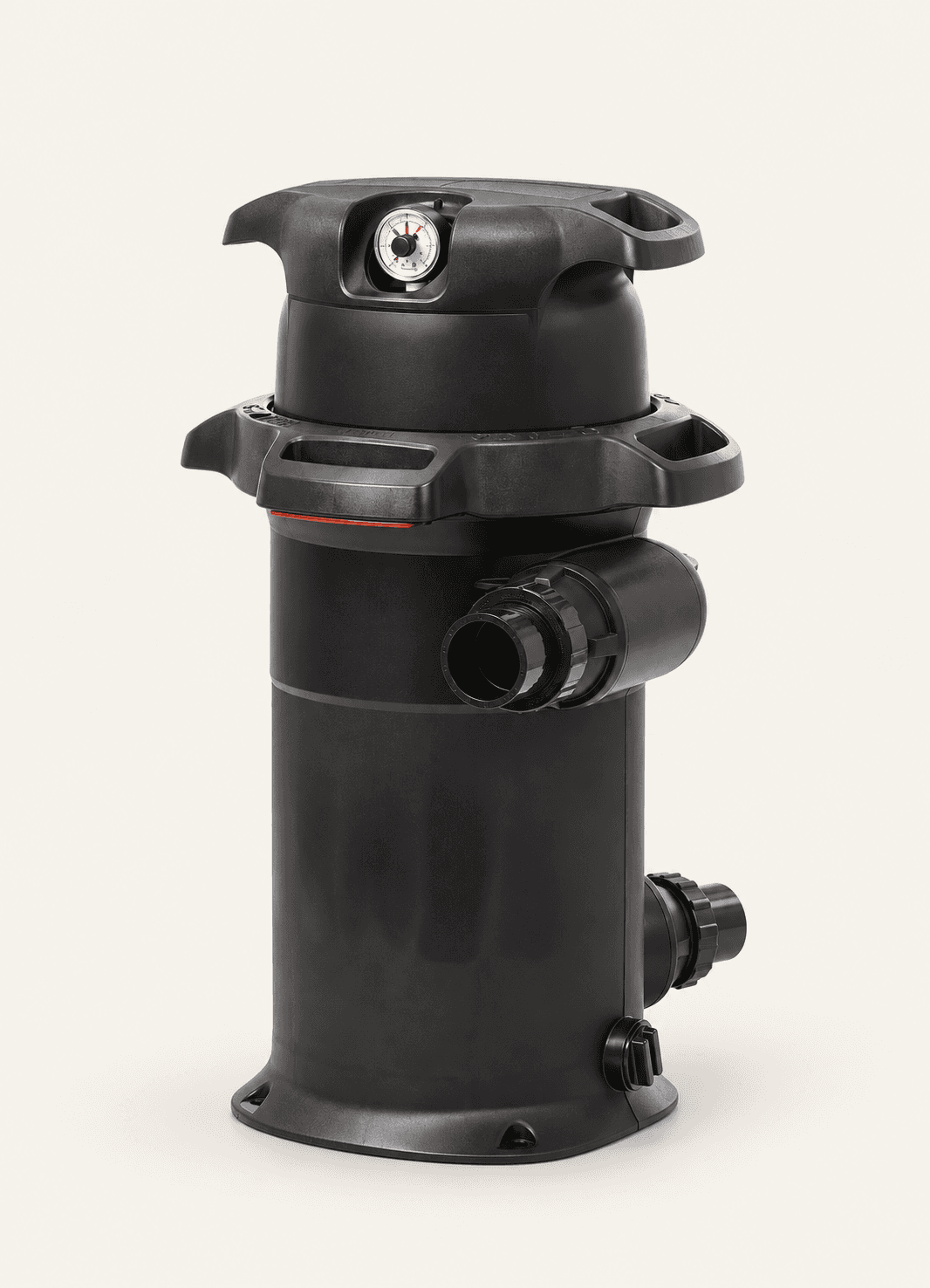 Unbranded illustration of Hayward SwimClear C100S pool filter housing