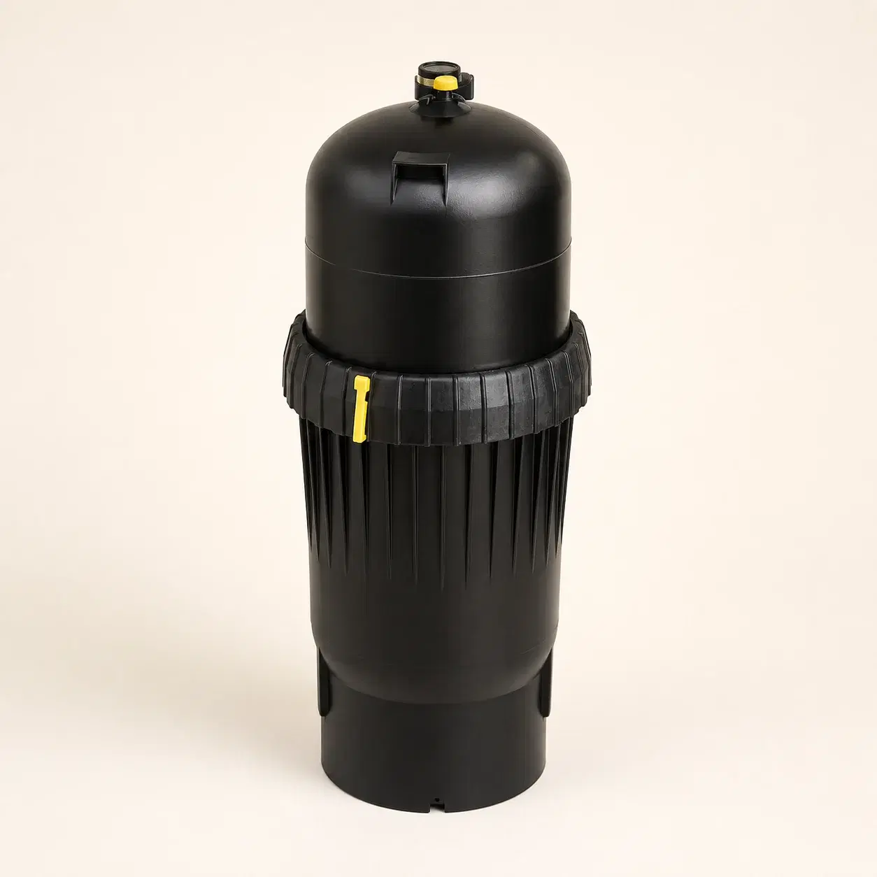 Illustration of a Carvin Sherlok pool filter housing